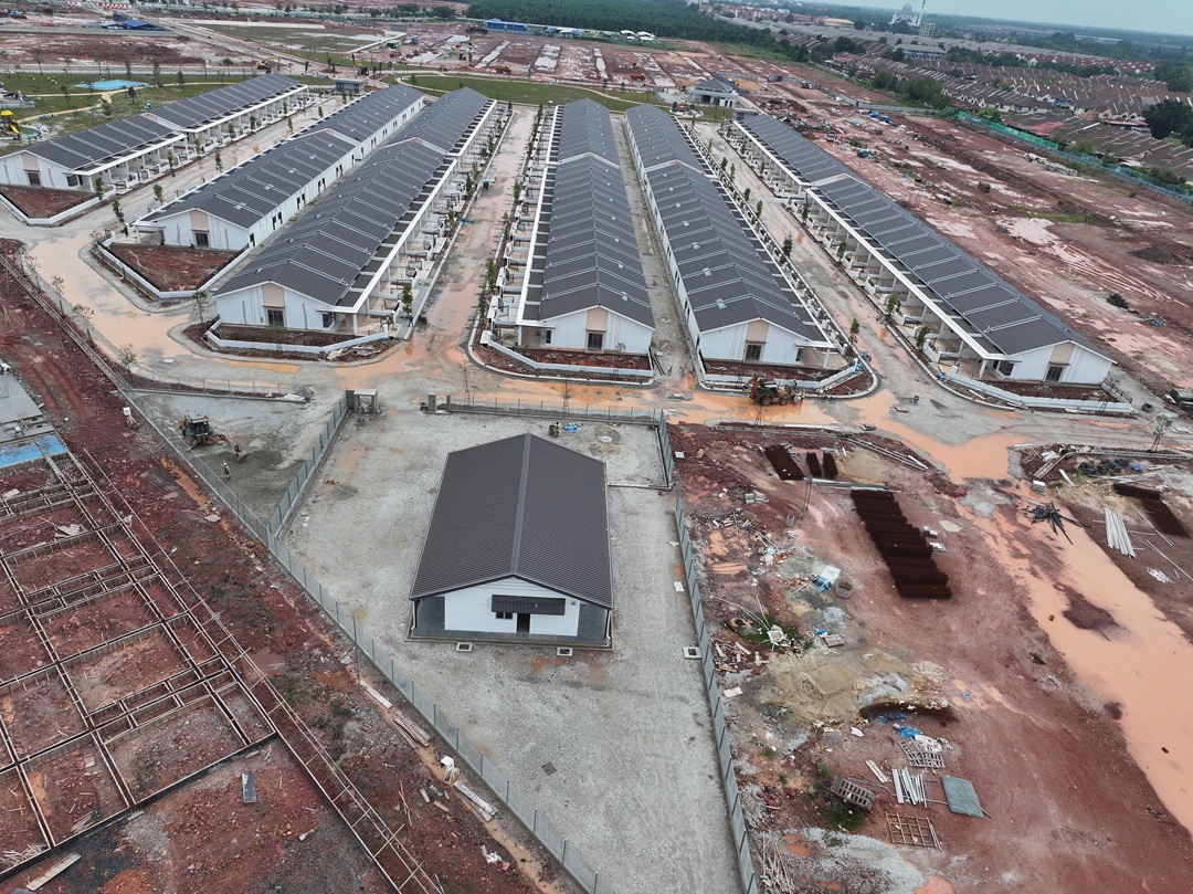 Setia Suria - The Drains Serving the Said Building Work in Progress as at August 2026.