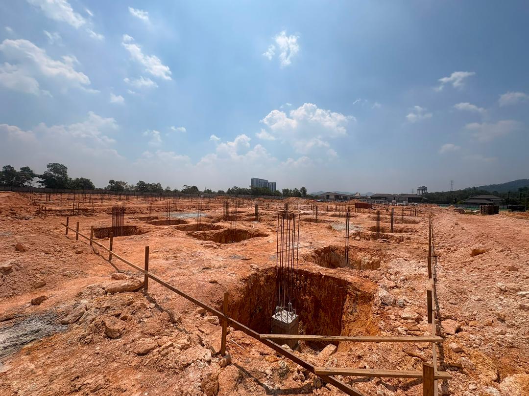 Stage 2A The foundation of the said building in progress as of 22 August 2026