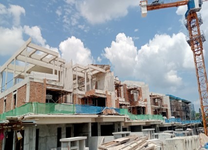 Duta Villa 3 ​Site Progess as at 23 Jun 2025 - The Walls of the Said Building. 