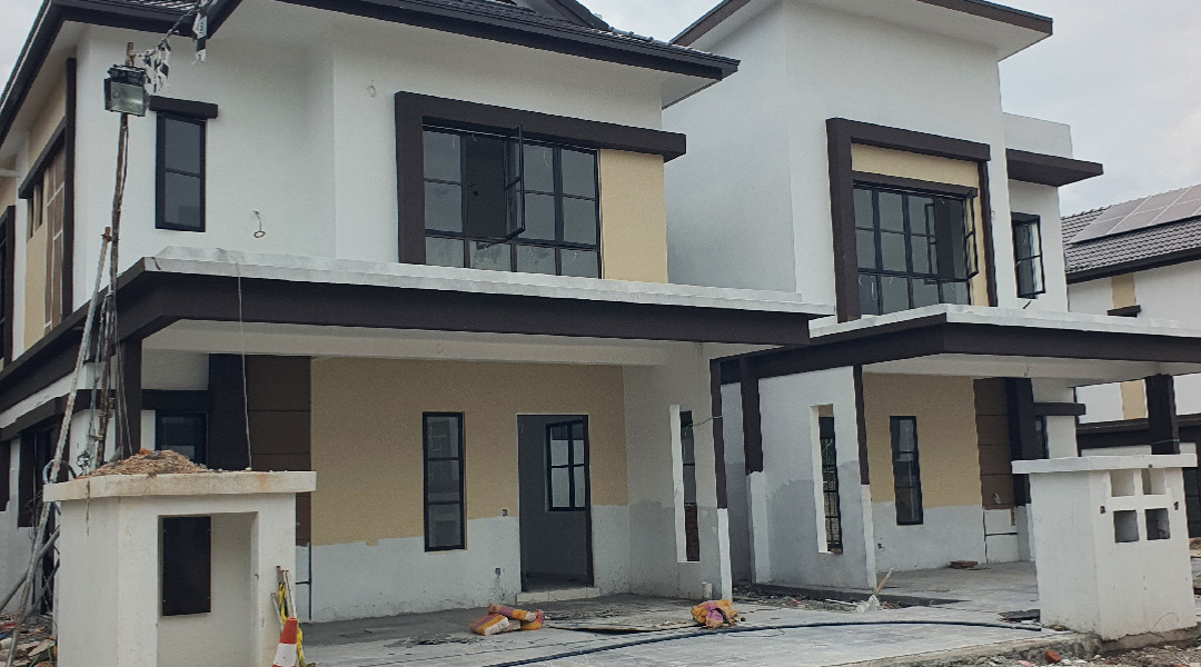 The internal and external finishes of the said Building in progress as of 22 Feb 2026