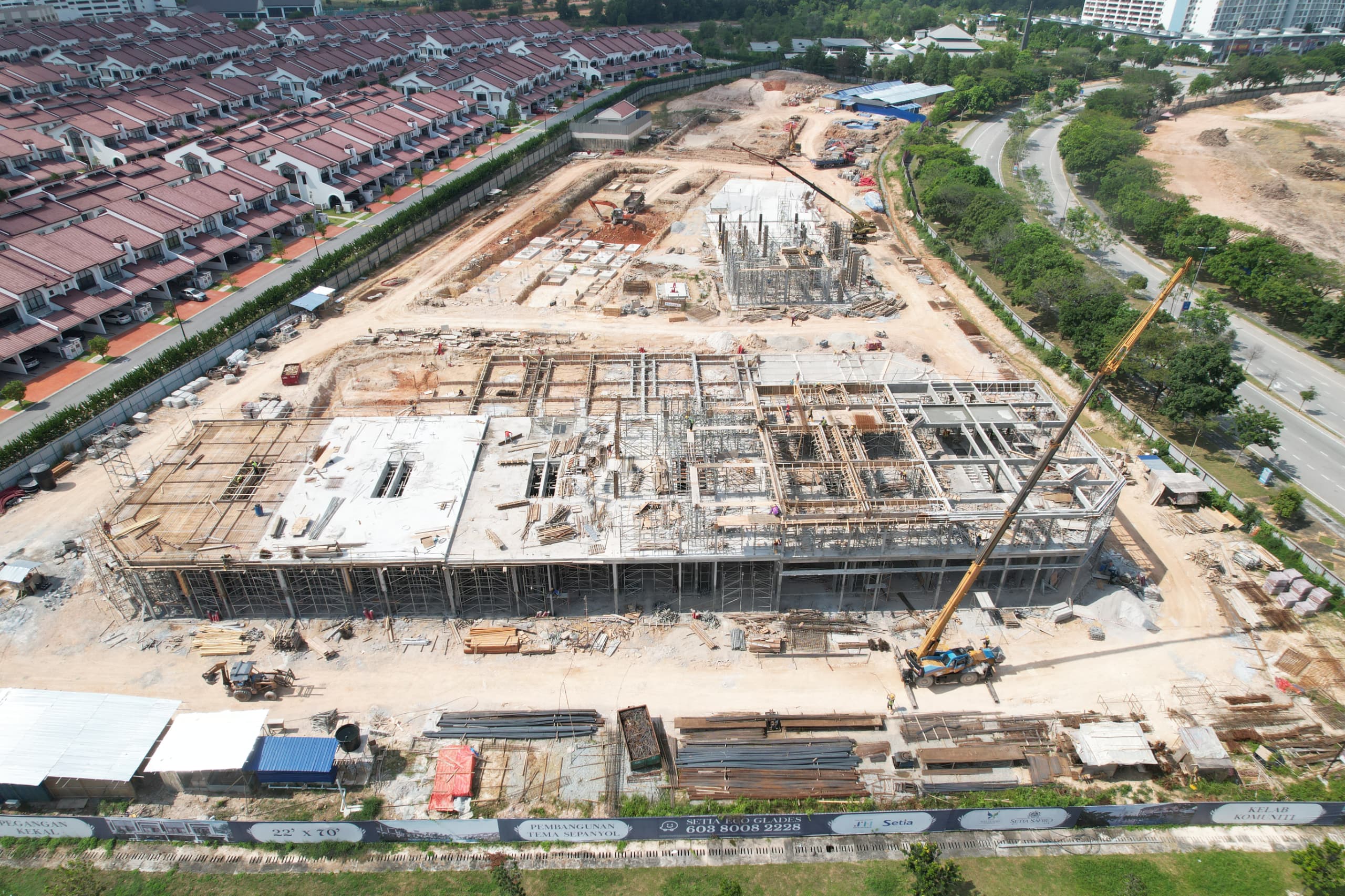 As of Apr 2025 – Structural Works and Brickworks of The Said Building in Progress
