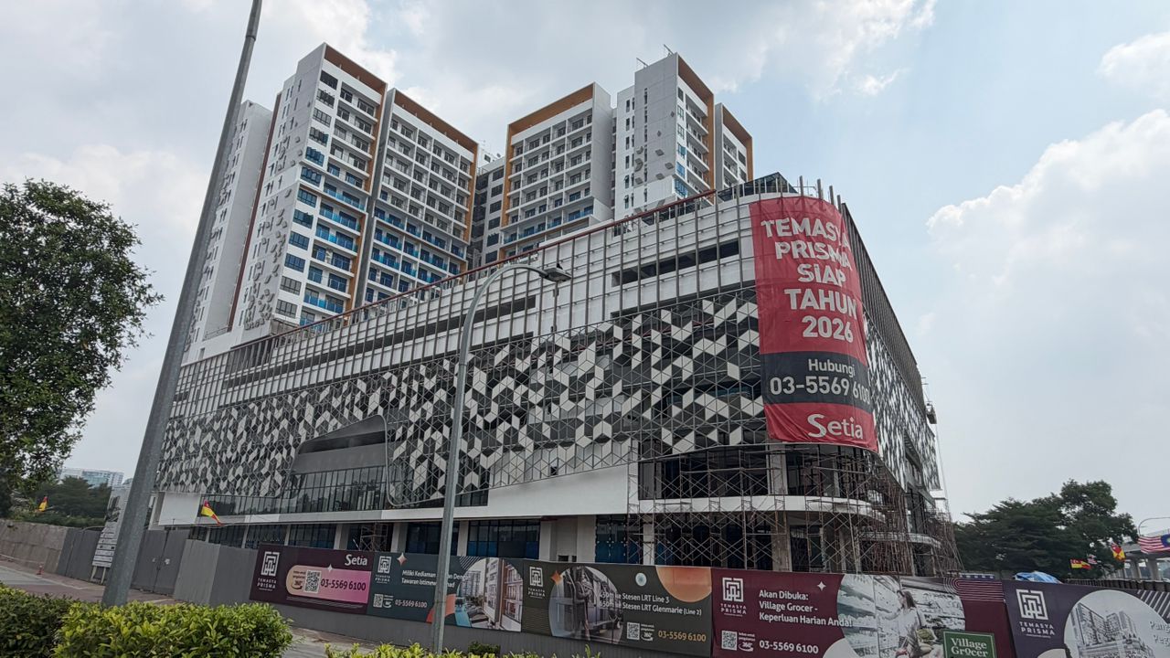 Phase 6F - Temasya Prisma Serviced Apartment - Architectural and infrastructure work in progress. 
(2 September 2026)