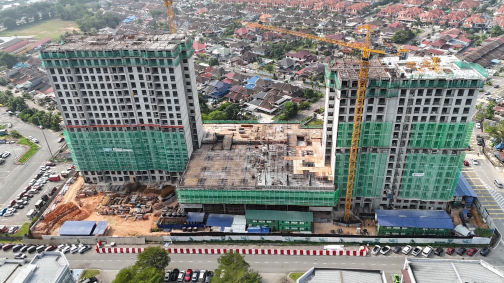 The building works above and below ground level of the said development are progressing, with earthworks and foundations completed and structural works ongoing as at 30/08/2026.