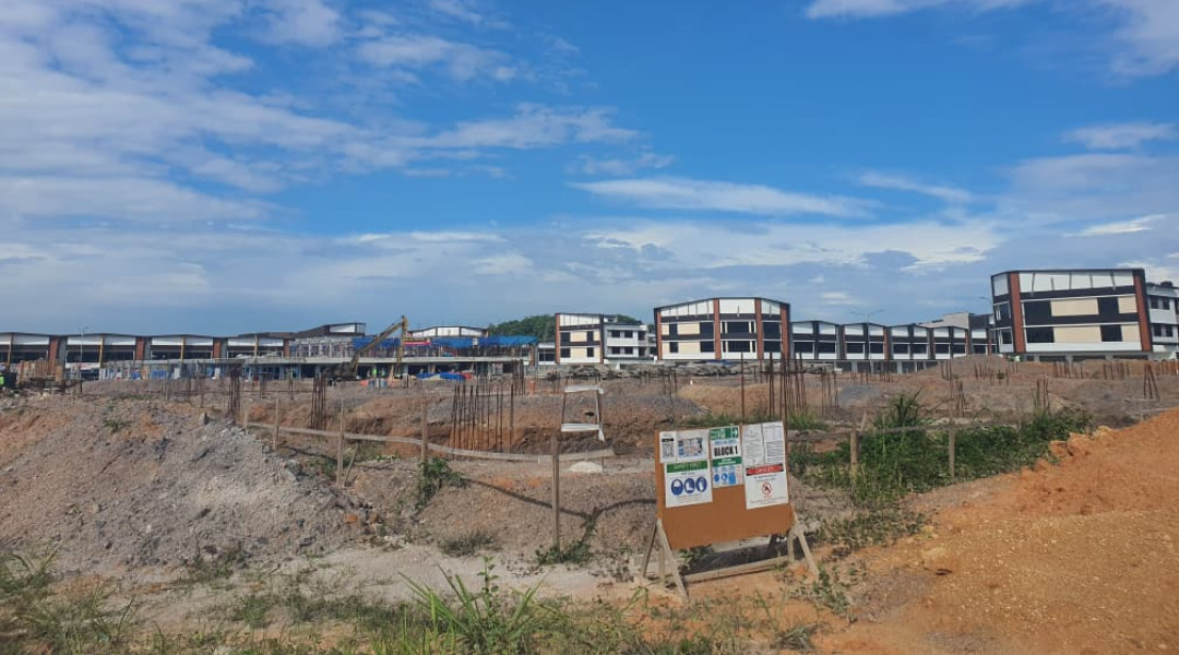 The structural framework of the said property in progress as of 22 August 2026