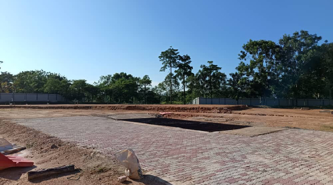 Pile cap in progress as of 22 Dec 2025