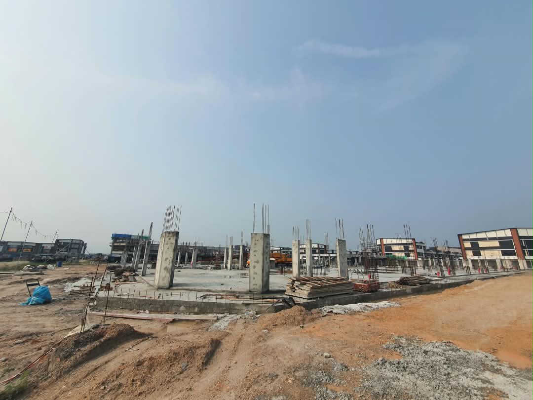 Stage 2(b) The reinforced framework of the property in progress as at 21 October 2026