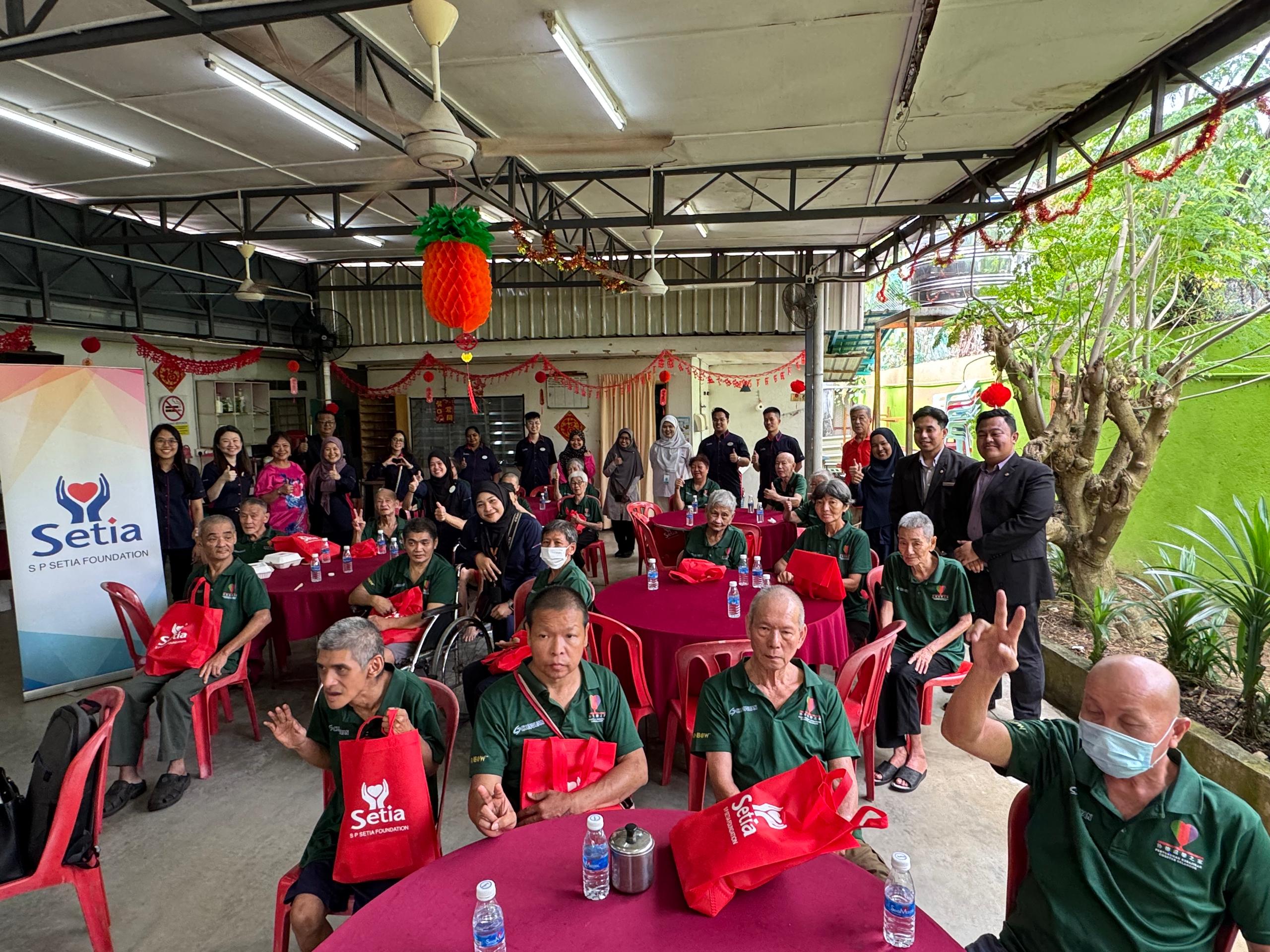 Sincerely, Setia CARE Chinese New Year at Pusat Jagaan Pertubuhan Chester Selangor