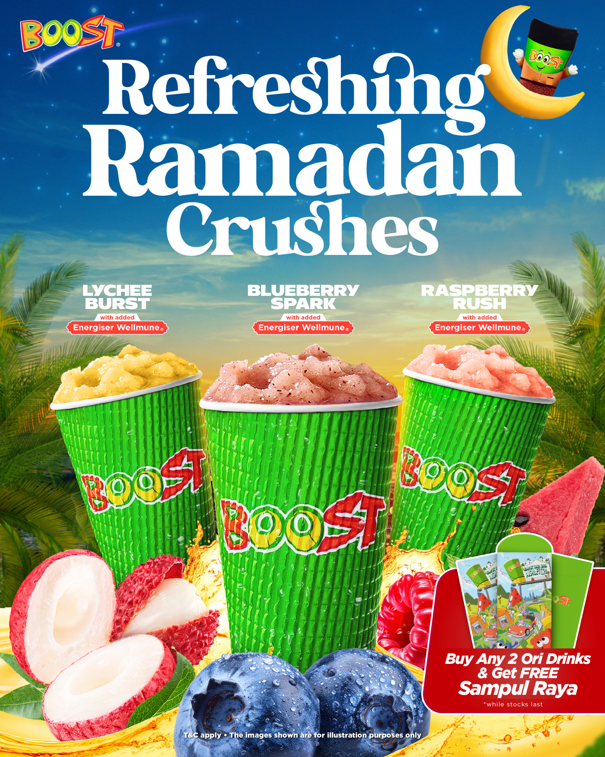 Meet Boost Juice’s Refreshing Ramadan Crushes! 🌙