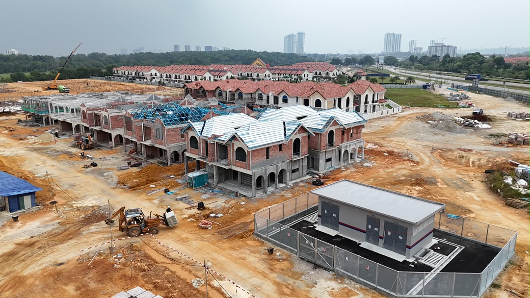 Structure 100%. Brick work in progress as at 09.10.2026