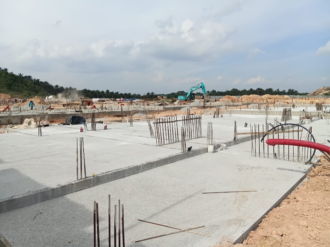 Structural works in progress as at 24/8/2026